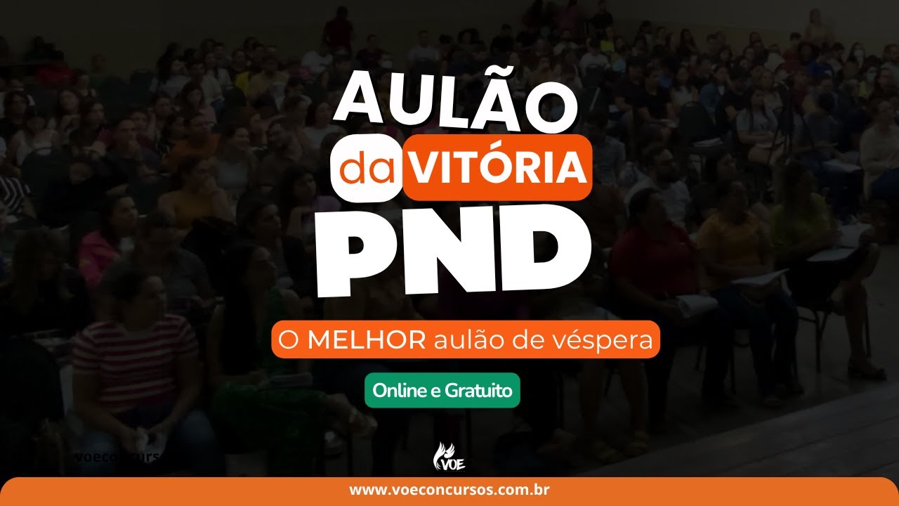 Aulão da Vitória: Prova Nacional Docente