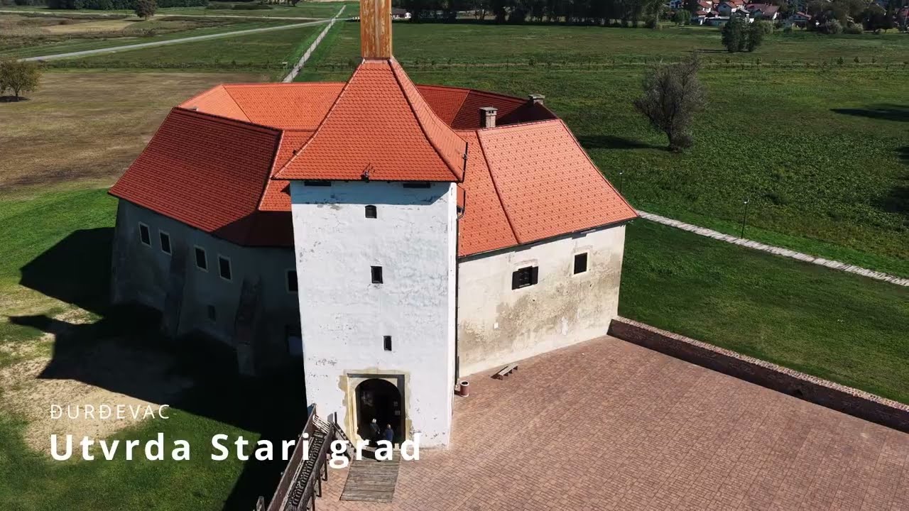 Đurđevac, Utvrda Stari grad iz zraka (10. 2025.)
