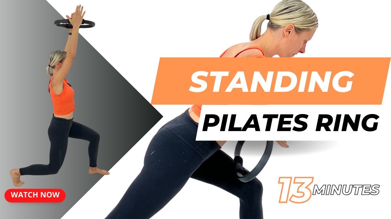PILATES RING STANDING WORKOUT 🔥{TOTAL BODY BURNER] 🔥