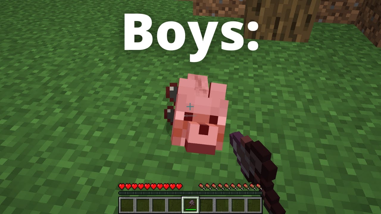 how boy vs girls playing minecraft