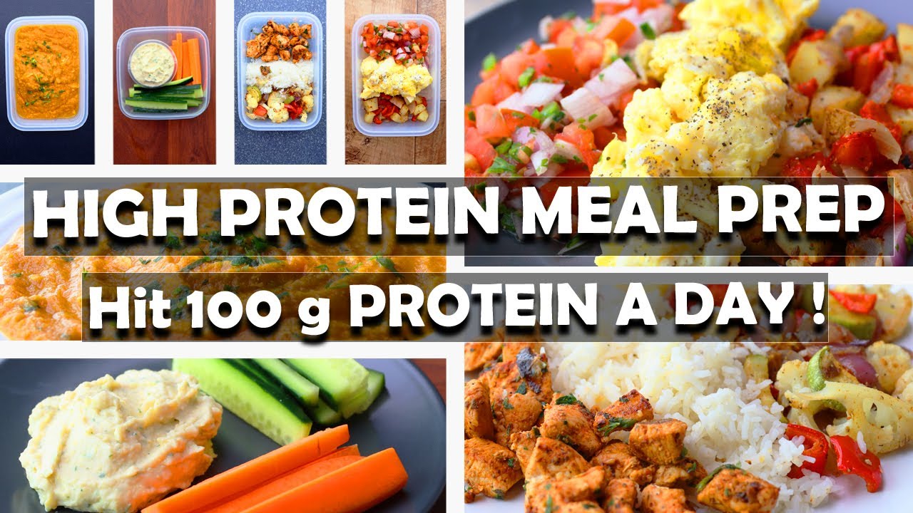 3 Days 100g Protein A Day Meal Plan For Weight Loss
