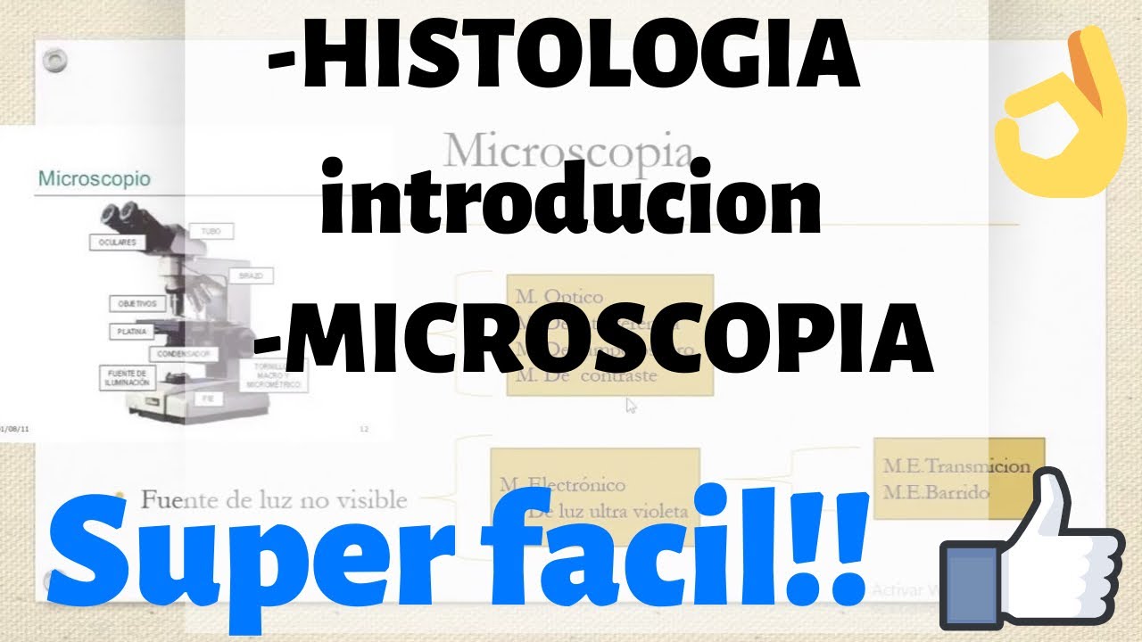 Histología Introducción  y microscopia generalidades MEJOR EXPLICADO