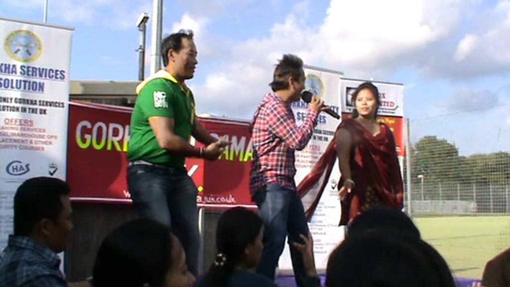 Ramji Khand and Muna Thapa Magar Live Pro in UK