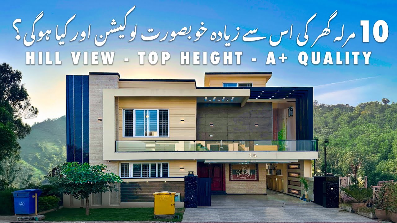 10 Marla Hill View Modern House for Sale Bahria Town Rawalpindi