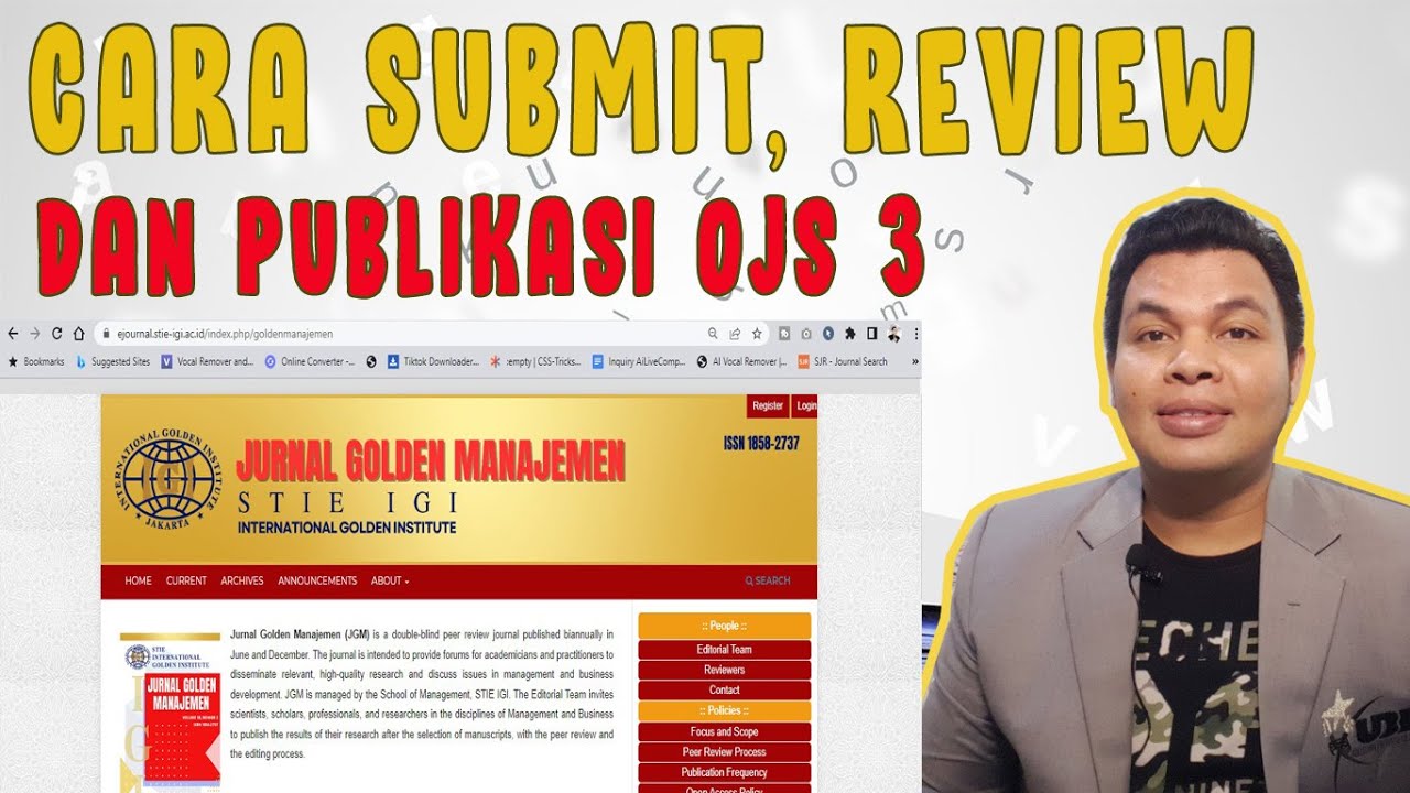 PROSES SUBMIT, REVIEWER SAMPAI PUBLIKASI ARTIKEL DI OJS 3