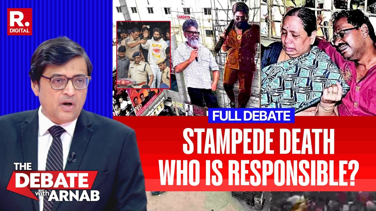 Debate With Arnab: Allu Arjun's Arrest Sparks Political Showdown | #TrendingDebate | Republic TV