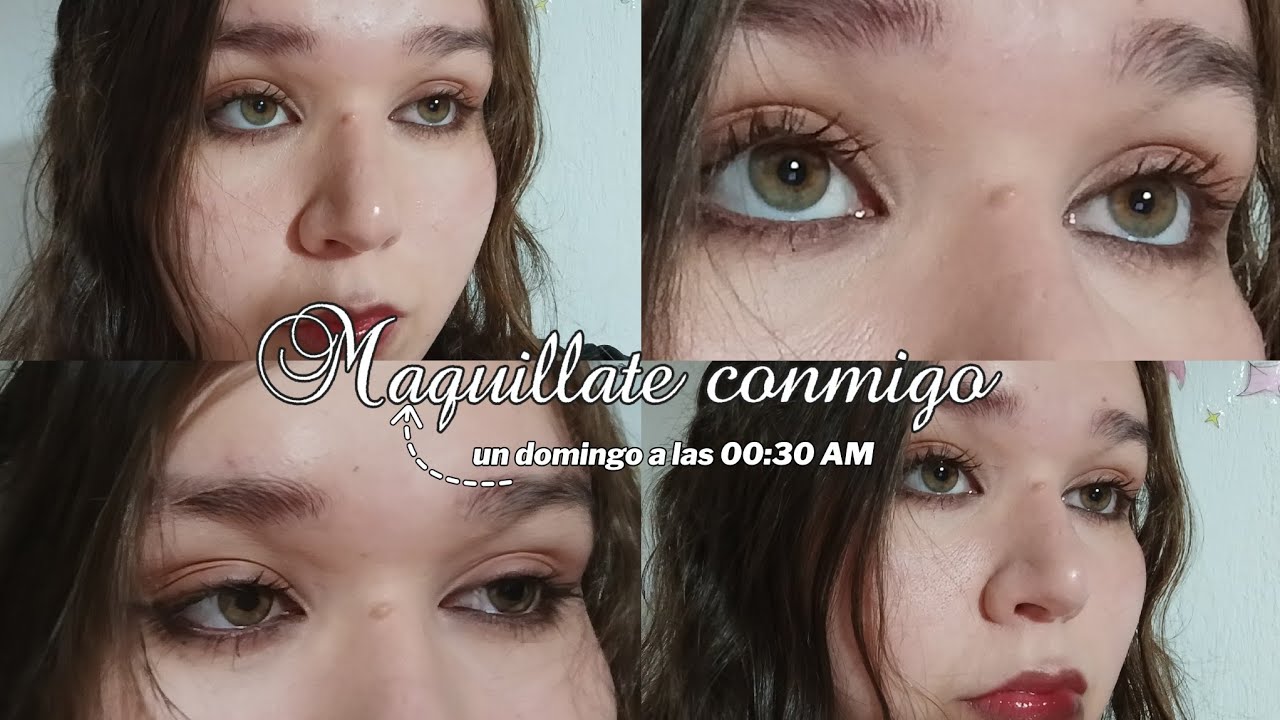 Maquíllate conmigo un domingo a las 00:30 AM ⁠✧⁠*⁠。