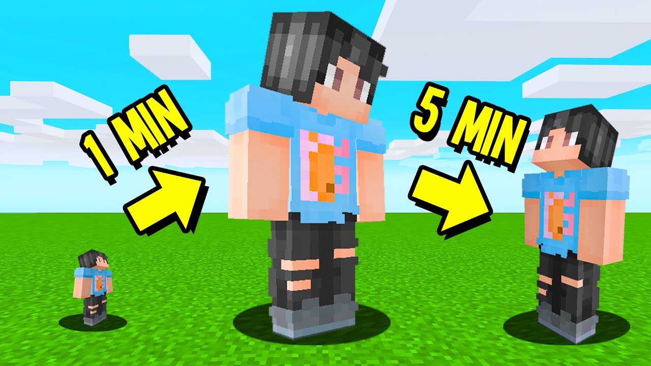Minecraft But We Keep Changing SIZES!