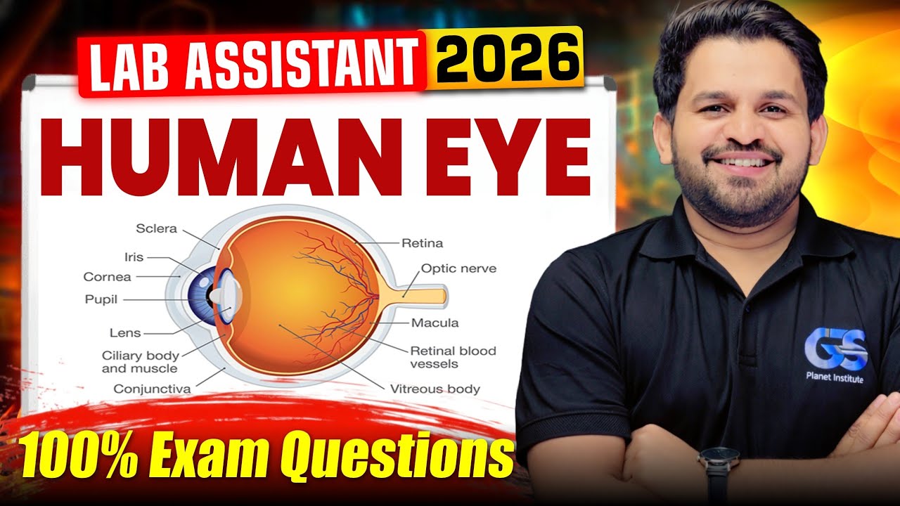 Lab Assistant 2026 Biology Classes | Human Eye in One Shot | Lab Assistant Human Eye in One Shot