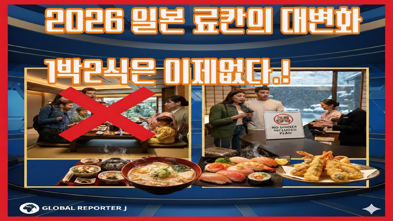요즘 일본 여행 트렌드: 료칸에서 밥 안 주는 이유 (한국인만 모르는 변화)