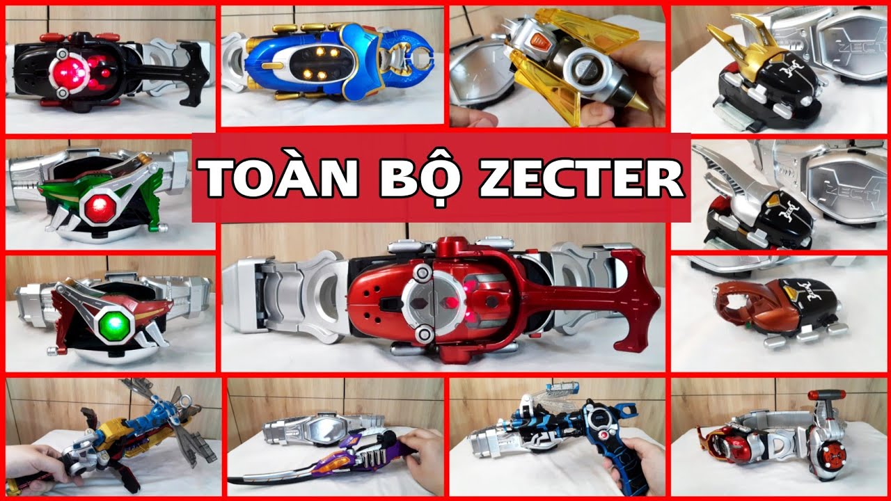 [Kabubu 01] Toàn Bộ Zecter Trong Kamen Rider Kabuto