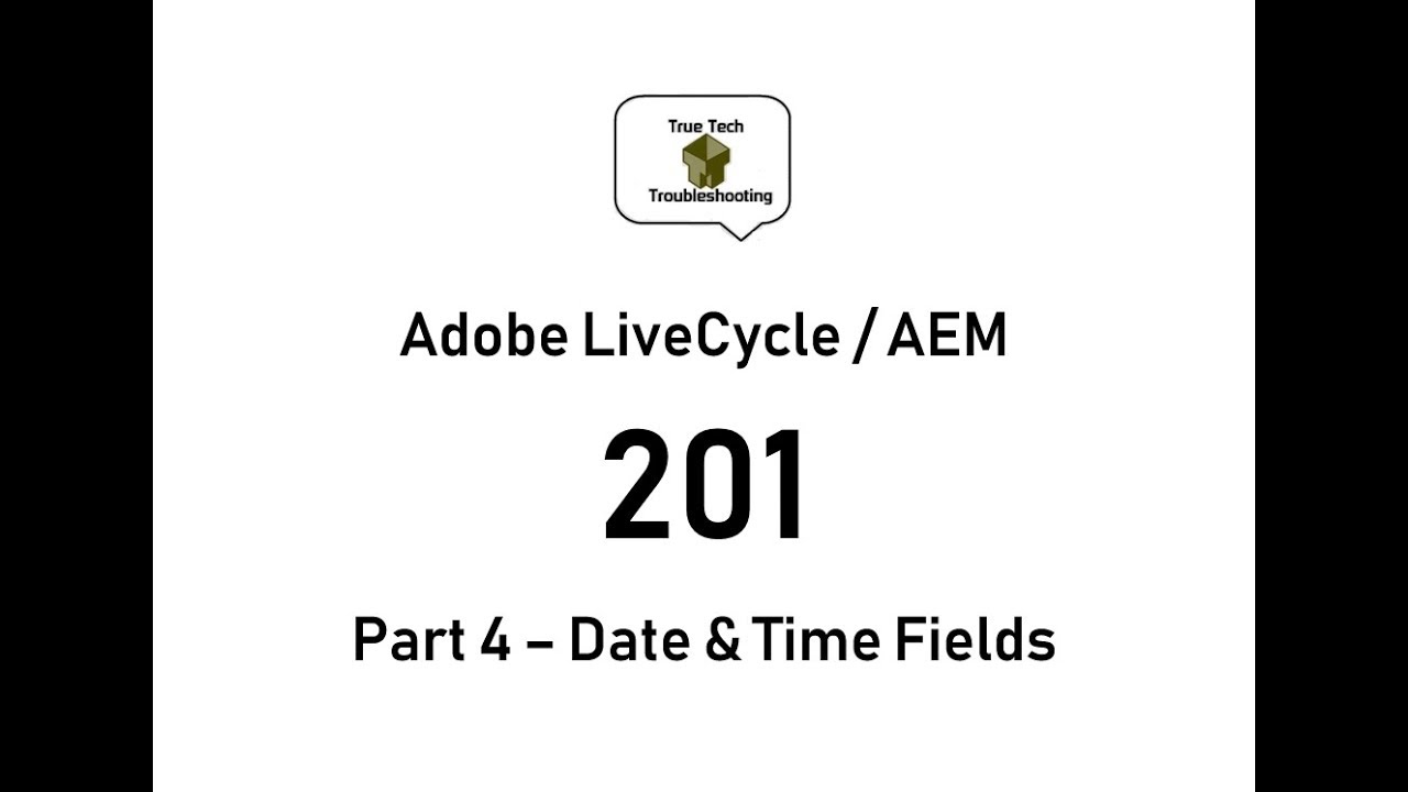 LiveCycle / AEM Designer 201 — Часть 4. Поля даты и времени
