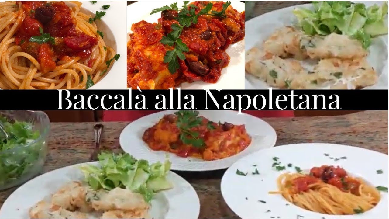 Baccalà alla Napoletana |  Baccalà in Tomato sauce | Cod fish recipes