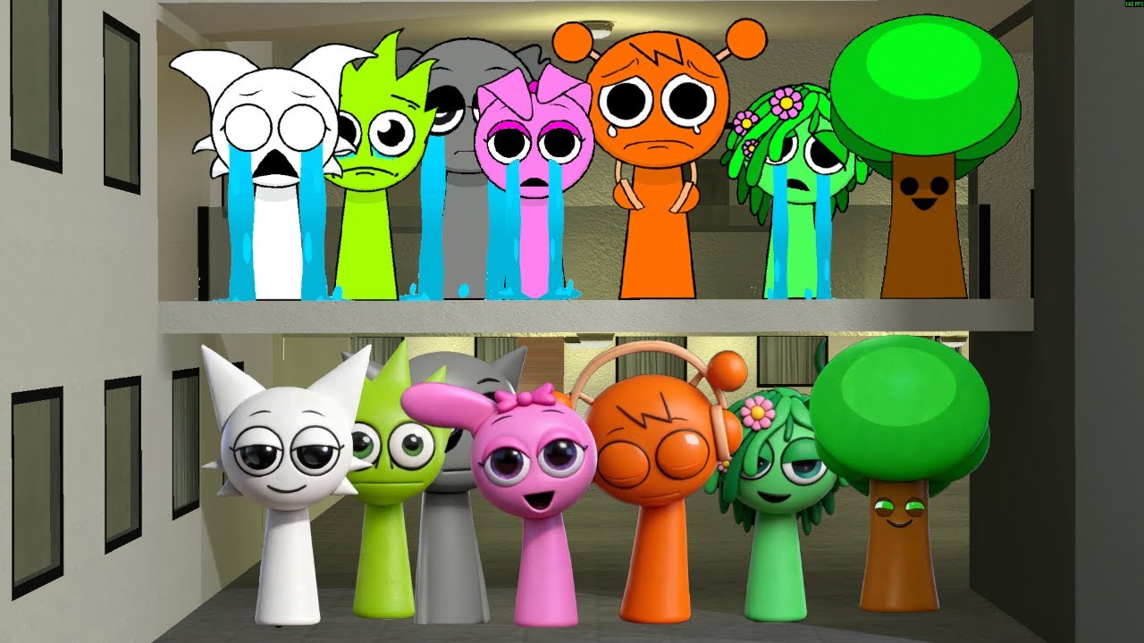 Original Sprunkies Want me to Help Them in Whole Hotel of 4K SPRUNKIES!