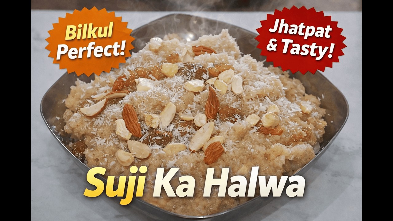 Bilkul Soft Suji Ka Halwa | Traditional Desi Tareeka | Jhatpat Banne Wali Mithai