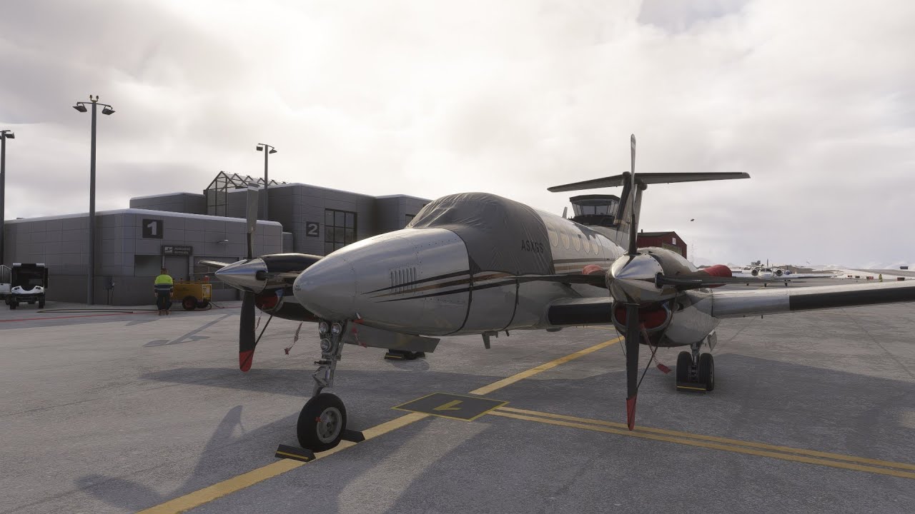 В прямом эфире впервые показан самолет Carenado King Air B200 в Flight Simulator 2024.