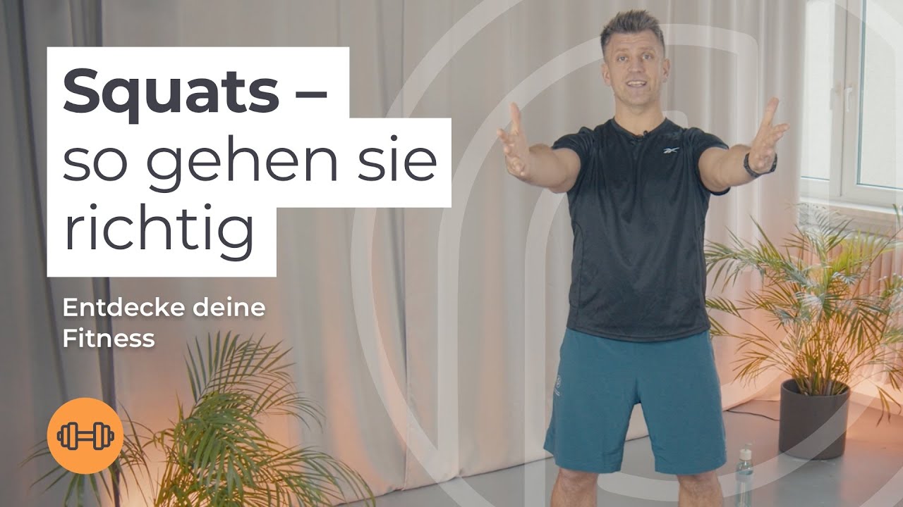 Squats – so gehen sie richtig