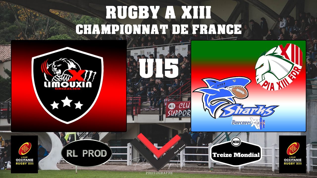 RUGBY A XIII U15 - XIII LIMOUXIN vs PIA-BARCARES