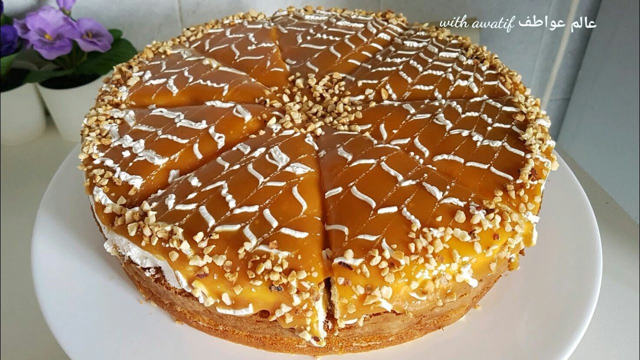 كيكة خطيرة بصلصة لذيذة بزاف بأبسط المكونات