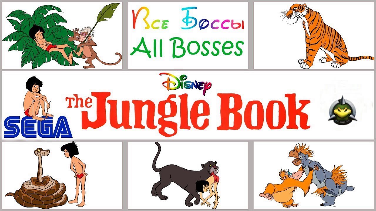 The Jungle Book / Sega Genesis/Mega Drive/All Bosses(No Damage)