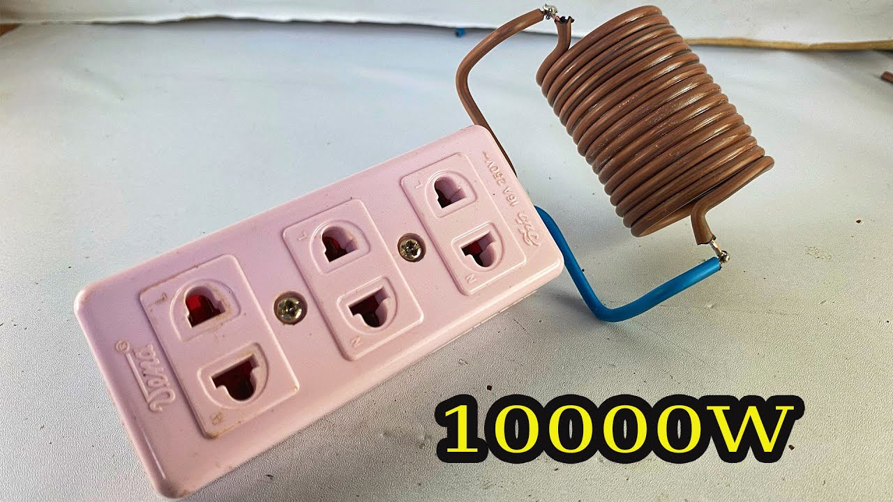 6 Awesome How to make 10000w electricity energy free with pvc copper wire #technology
