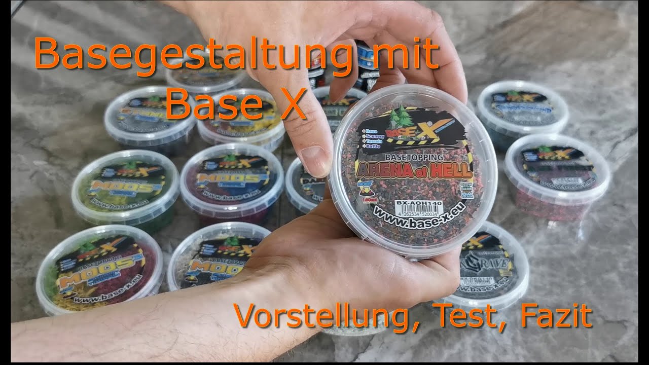 Vorstellung des neuen BASE X - Basematerial für Tabletops und Dioramen