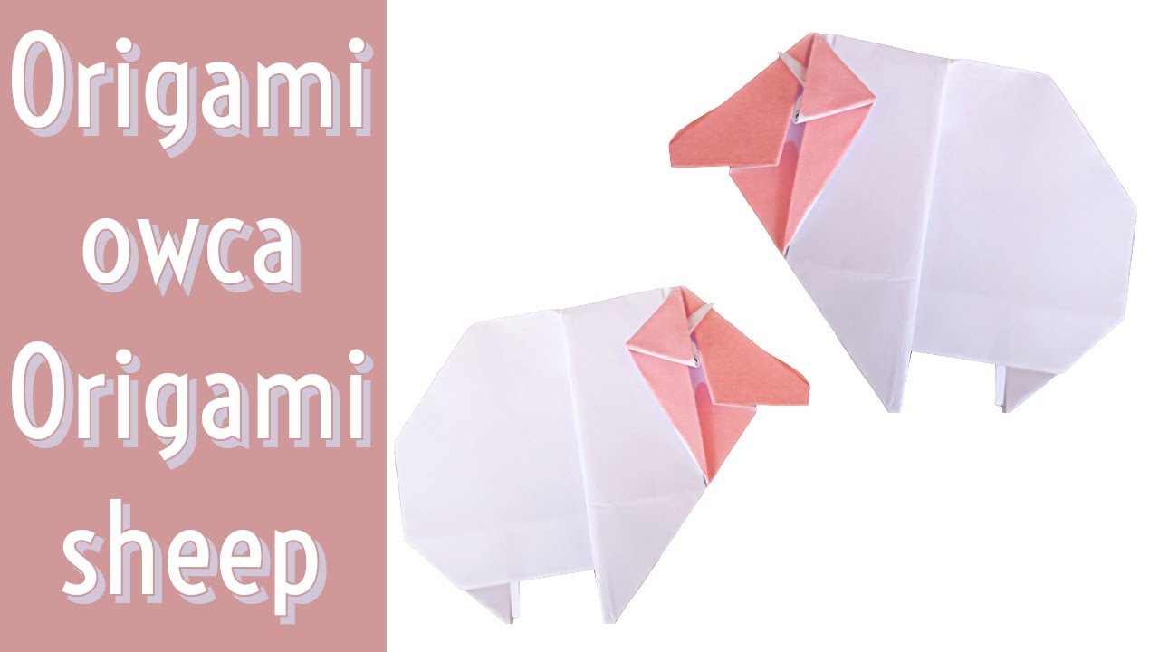 Origami owieczka / Origami sheep 🐑