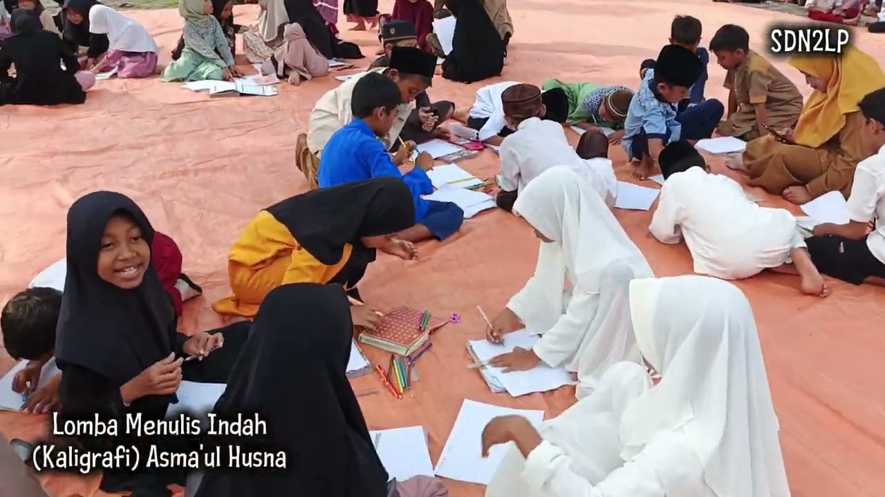 Hari pertama PESANTREN RAMADHAN 2026  //  Lomba Menulis Indah (Kaligrafi) Asma'ul Husna