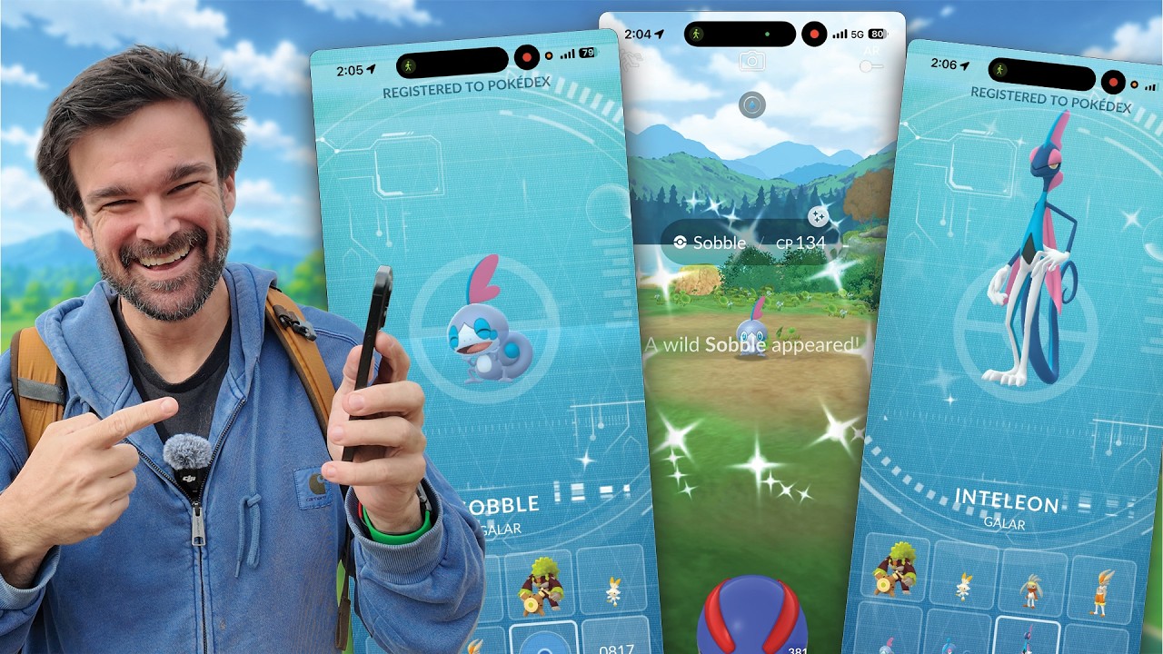 День сообщества Sobble в Pok&eacute;mon GO: челлендж по поиску 44 блестящих покемонов!