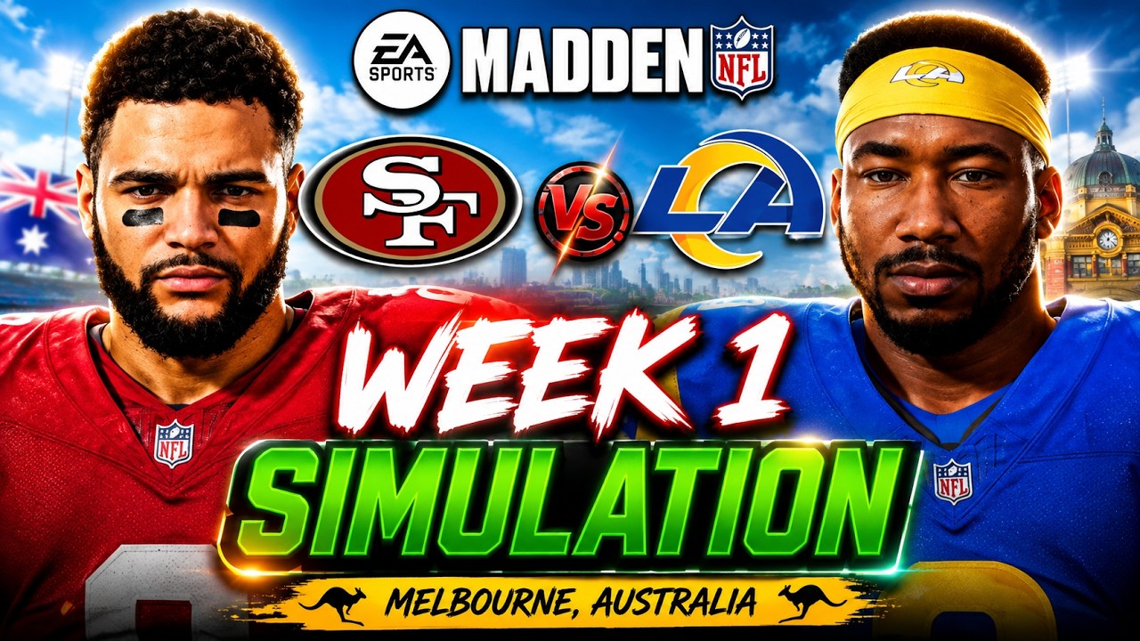 49ERS vs RAMS | NFL WEEK 1 | MADDEN 27 SIMULATION PREDICTION