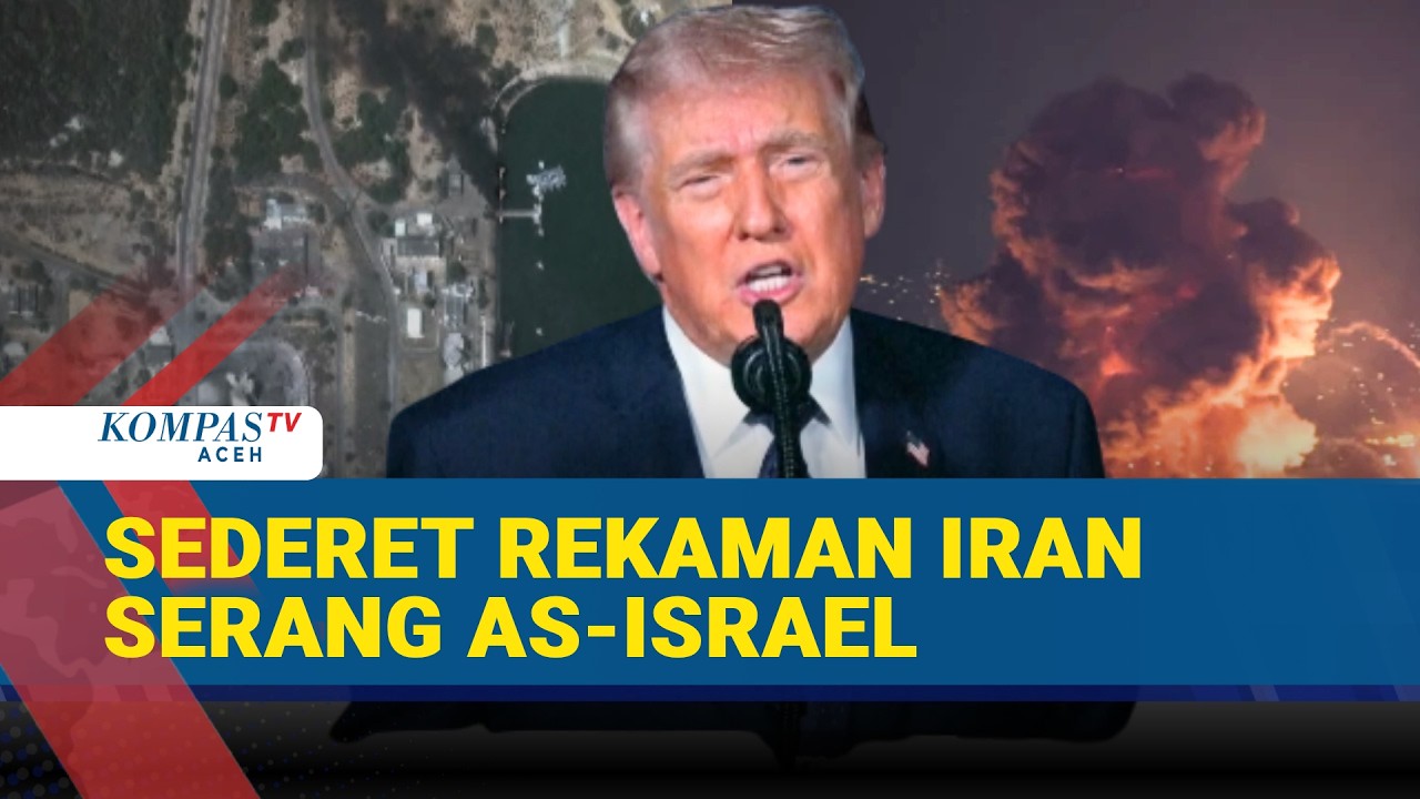 Rekaman Dramatis Iran Meluncurkan Rudal ke Israel & AS Terbongkar