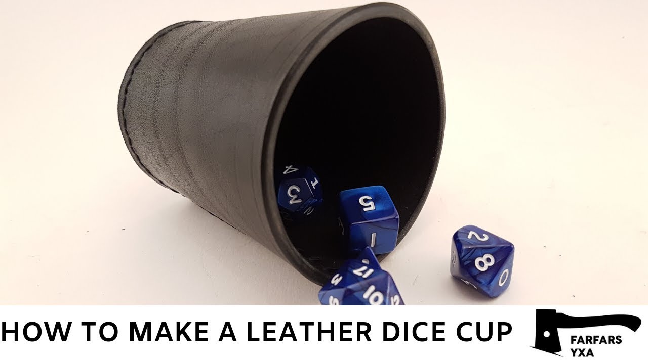 How to make a leather dice cup
