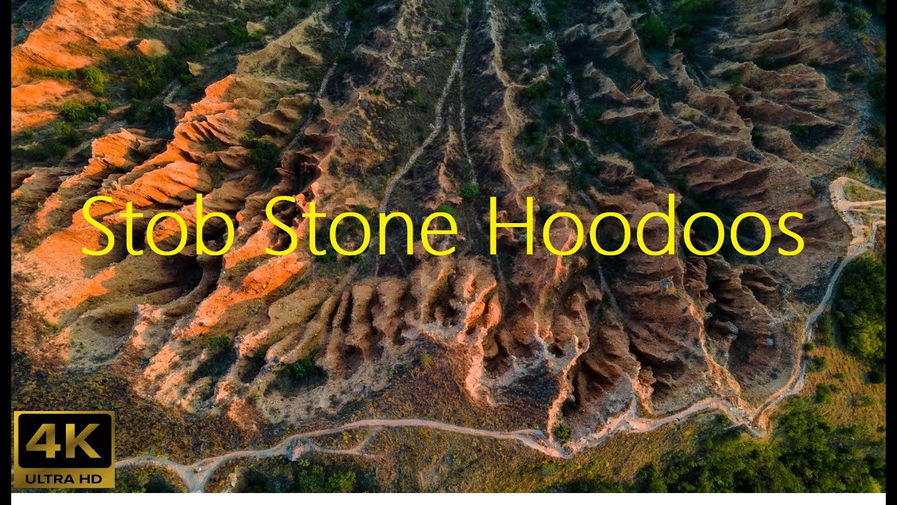 Stob Stone Hoodoos  [4K] #rocks #geology