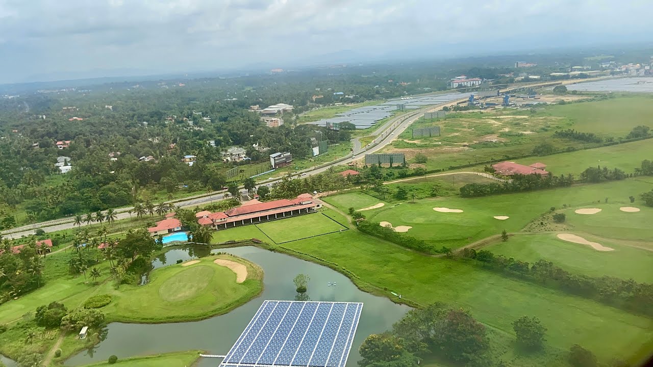 Cochin International Airport Kerala |Landing| [4K]