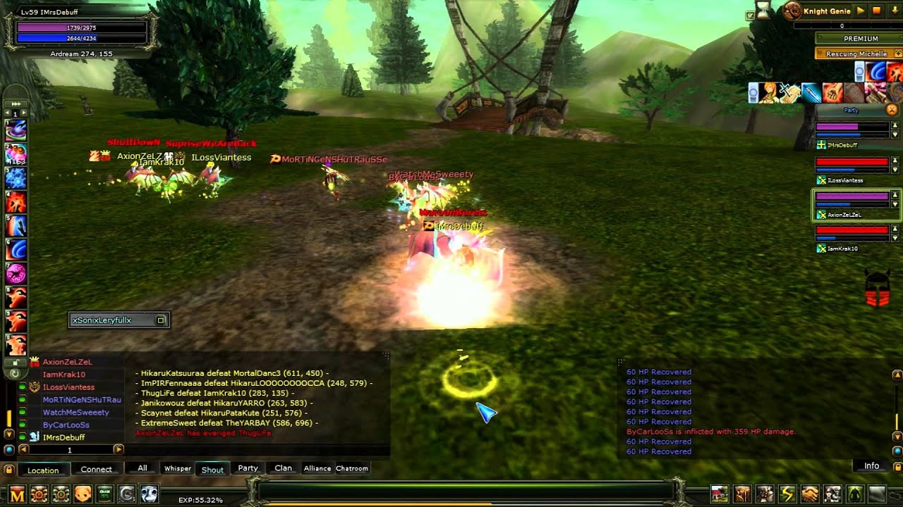 Knight Online Priest PK + Assass VS Movie