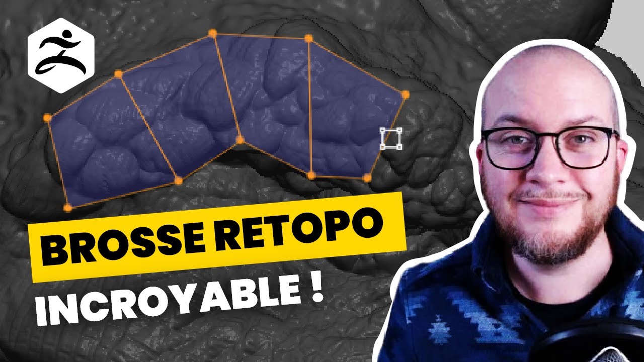 ZBrush - La retopologie facile avec la brosse Retopo, nouveaut&eacute;s ZBrush 2026.1 !!