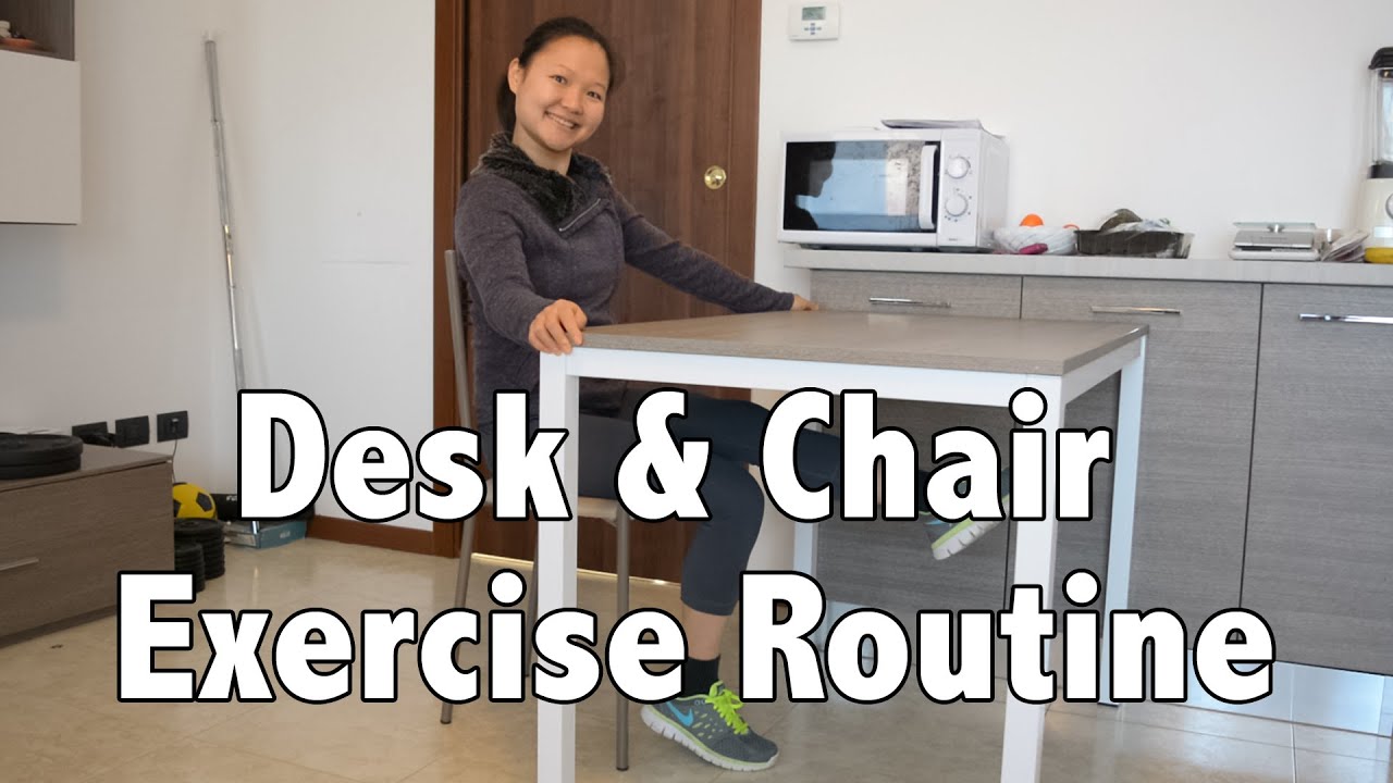 Office Desk & Chair Exercise Routine for Weight Loss & Health