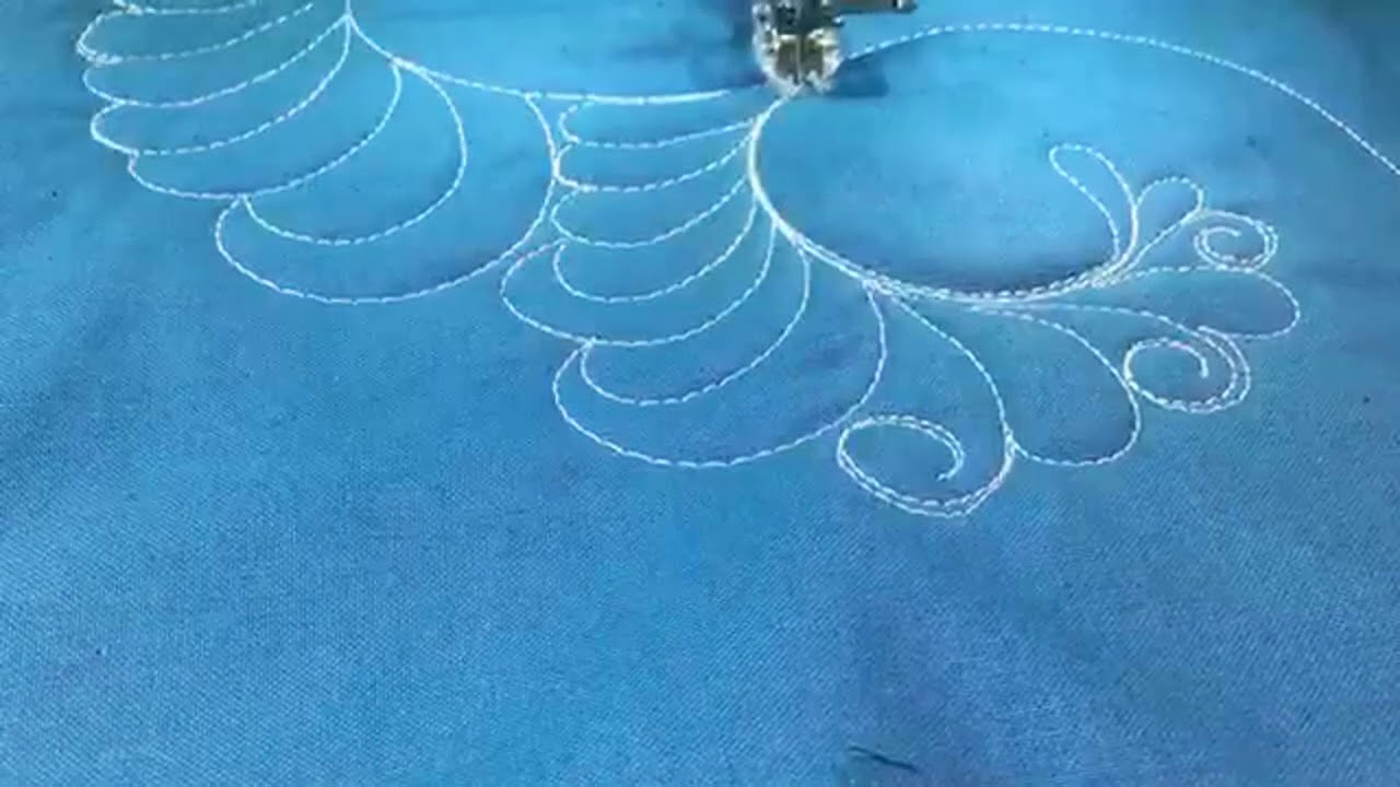Free Motion Quilting: Feathers Part 1