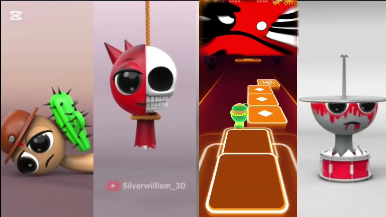 Sprunki Tiles Hop impossible difficulty drag challenge test 