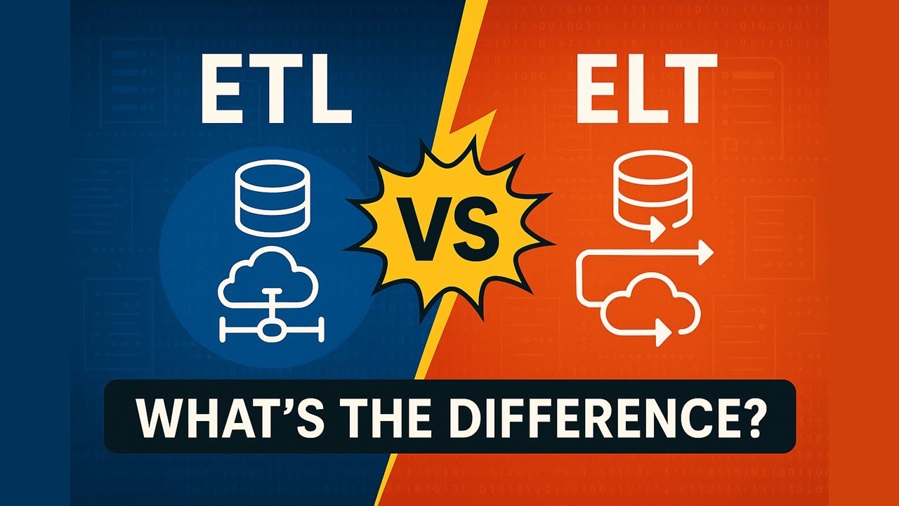 🔍 ETL vs ELT &ndash; What&rsquo;s the Difference? | Data Integration Explained
