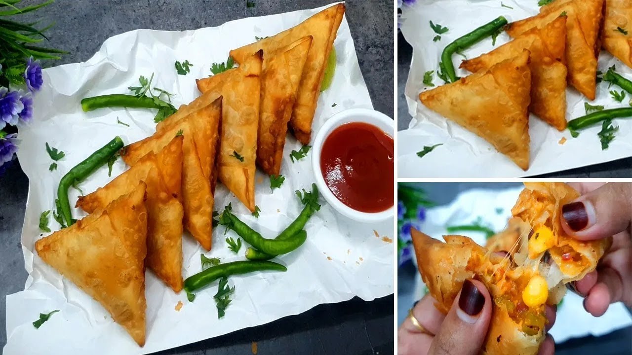 Chicken Samosa | Pizza Samosa Recipe | Chicken Pizza Samosa | Shana's Kitchen