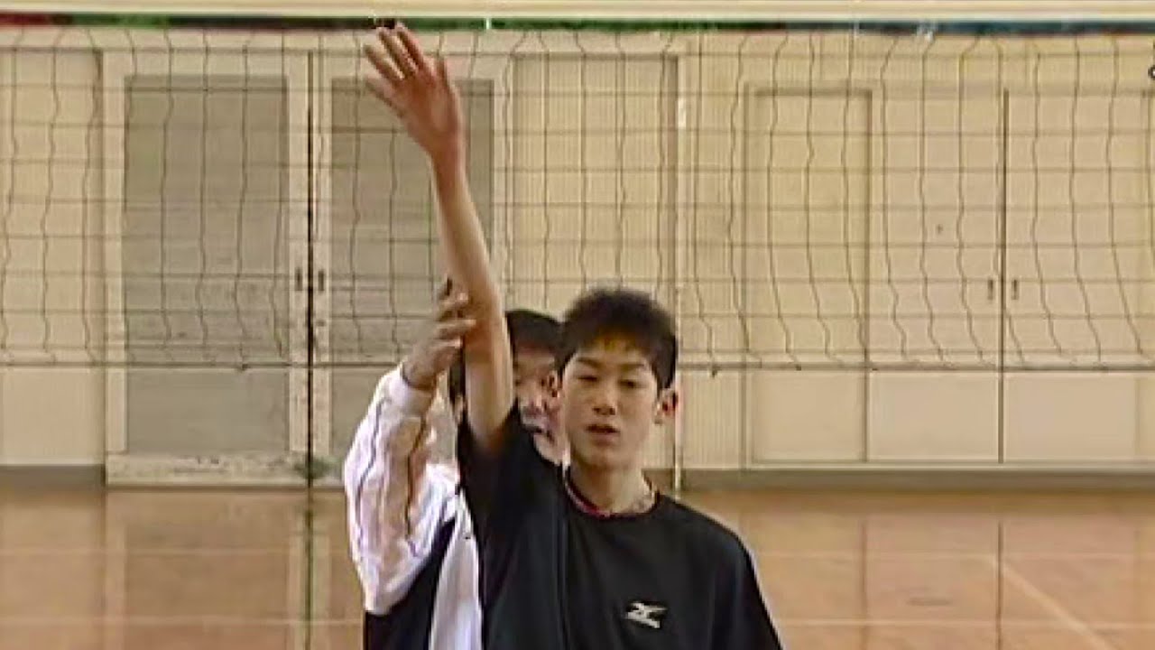 【バレーボール】石川祐希選手のスパイク練習【矢作中学校在学時】