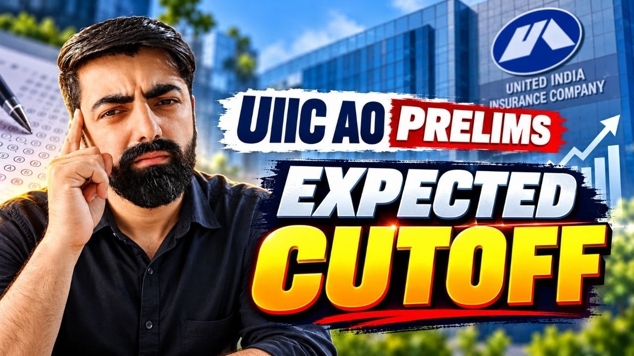 UIIC AO PRE 2026 : Expected Cutoff (Category-Wise) || Most Accurate Analysis By Singh Sir