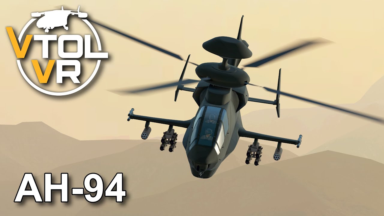 VTOL VR - AH-94 Attack Helicopter DLC Trailer