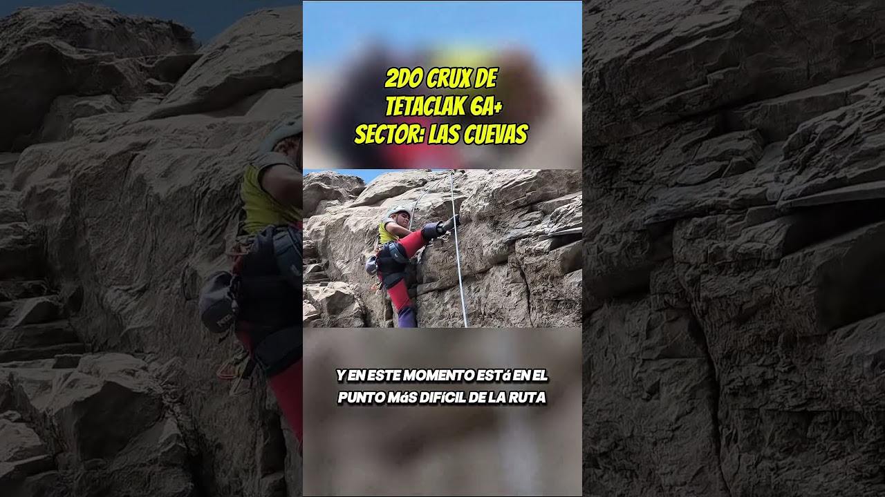Tetaclak en Cuevas #escaladaperu #escaladaenlima