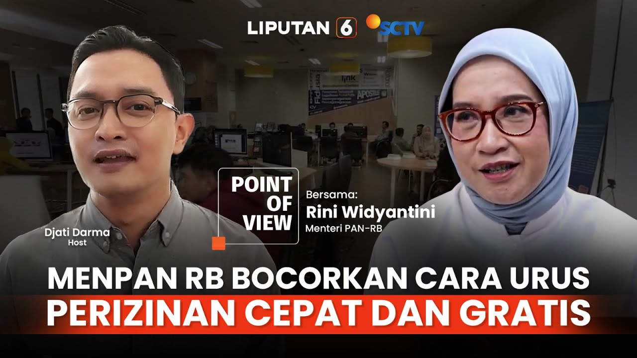 MENPAN RB Rini Widyantini Bocorkan Cara Urus Izin Cepat & Gratis di Mall Pelayanan Publik | POV