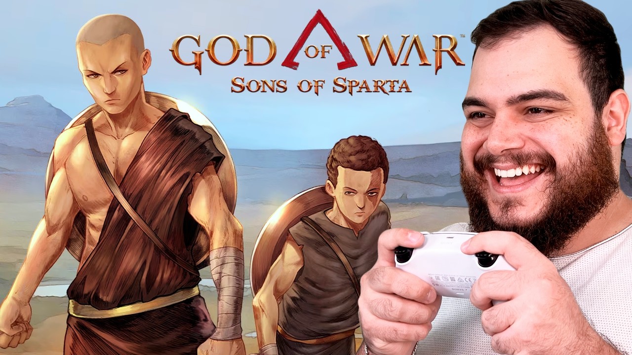 KRATOS e DEIMOS em ESPARTA! - GOD OF WAR SONS OF SPARTA - Parte 1
