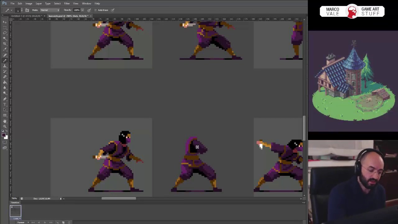 Animating a kick and slash