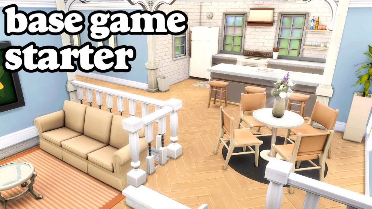 Fixing EA's Base Game Streamlet Single Starter Home ~ Love It or List It Reno: Sims 4 Speed Build