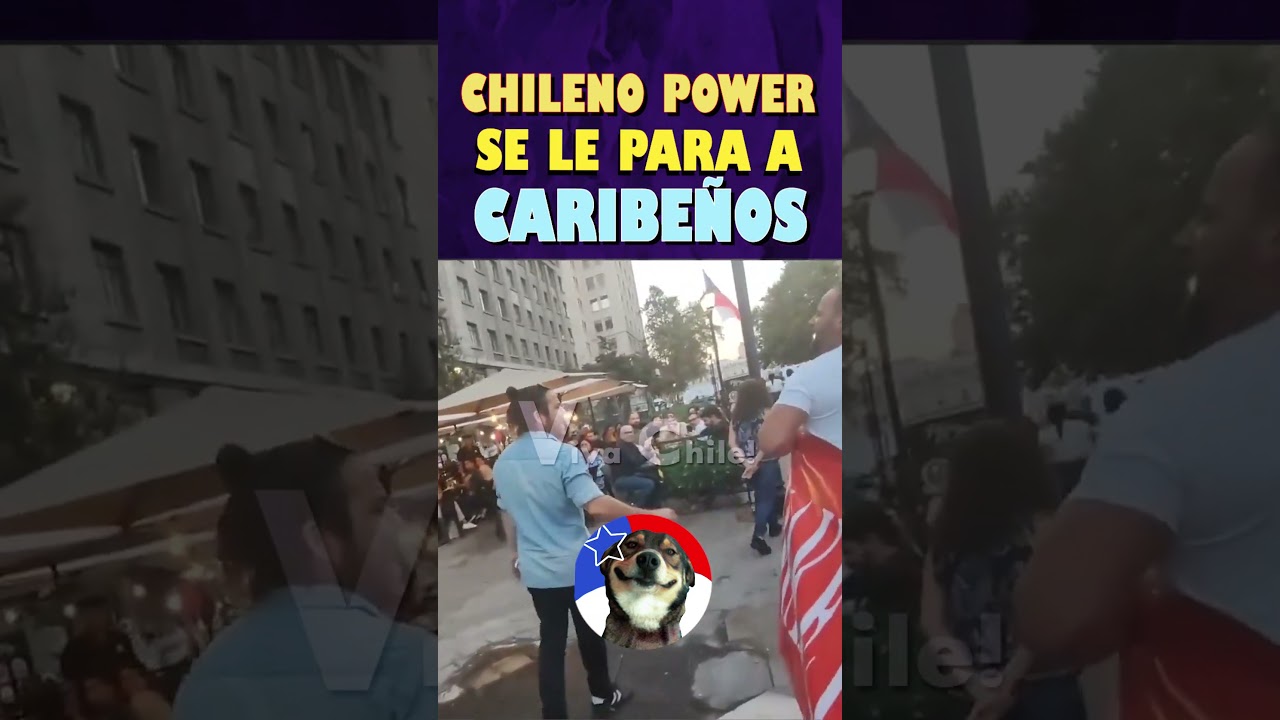 Chileno Power se le para solito a un mont&oacute;n de caribe&ntilde;os desubicados